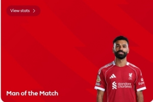 斬獲進(jìn)球！薩拉赫當(dāng)選利物浦2-3布倫特福德球迷票選最佳球員