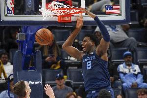 清潔流！小賈倫-杰克遜半場5中4拿到12分 籃板助攻搶斷蓋帽全是0