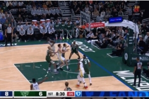 真蛻變了！追夢突破分球 庫明加三分自信出手空心命中！