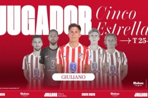 給老爹爭臉了！朱利亞諾-西蒙尼當選馬競10月最佳球員