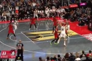 運籌帷幄！約基奇吸引牽制 助攻沃特森中路空切滑翔暴扣！