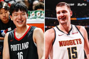 等下次了？約基奇此前調(diào)侃：楊瀚森和我對(duì)位打得不好就給他簽名