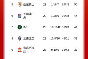 梅州先賽反超！中超積分榜：梅州、海牛積21分，相互戰(zhàn)績梅州占優(yōu)