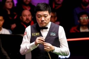 丁俊暉嘗試沖擊147，可惜錯失倒數(shù)第二顆高難度紅球