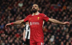 英超官方：薩拉赫當(dāng)選利物浦2-0阿斯頓維拉全場比賽最佳球員