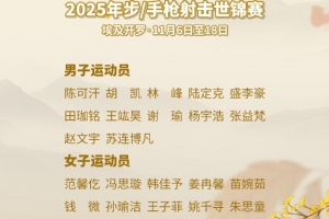 多名奧運冠軍入選！步/手槍射擊世錦賽中國隊名單：盛李豪領(lǐng)銜