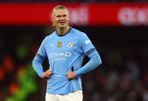 本賽季五大聯(lián)賽中梅開二度次數(shù)榜單：哈蘭德5次居首，凱恩4次第二