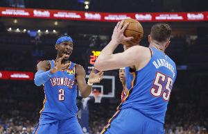 客戰(zhàn)快船！雷霆首發(fā)：亞歷山大/華萊士/多特/霍姆格倫/哈滕