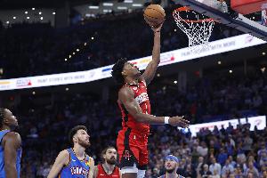 全面數(shù)據(jù)！火箭5連勝期間阿門(mén)·湯普森場(chǎng)均20.4分7.4籃板6.8助攻