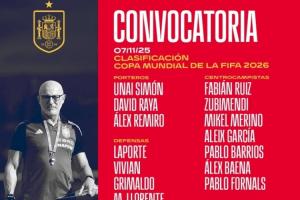 西班牙名單：亞馬爾領(lǐng)銜，赫伊森、拉波爾特入選，羅德里傷缺