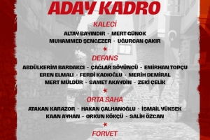 土耳其新一期名單：居萊爾、恰爾汗奧盧、伊爾迪茲在列，烏尊缺席