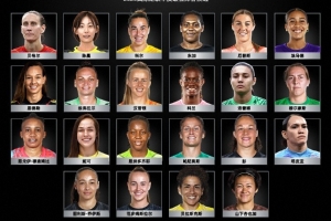 恭喜！武漢女足王霜、陳晨入圍國(guó)際足聯(lián)年度最佳女子陣容候選名單