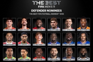 FIFA最佳陣容后衛(wèi)候選：范戴克、薩利巴、阿什拉夫在列