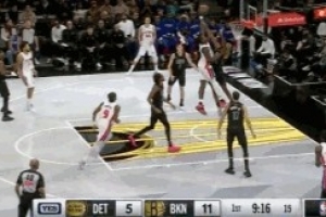 太兇殘了！杜倫順下單臂隔扣克洛尼