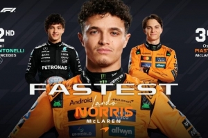 圣保羅大獎賽沖刺賽排位賽：諾里斯1:09.627奪桿位、安東內(nèi)利第二