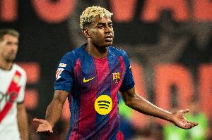 18歲亞馬爾各項(xiàng)賽事連續(xù)3場(chǎng)破門，已是巴薩生涯第3次做到