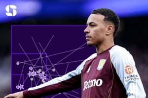 與維拉續(xù)約！羅杰斯2025年聯(lián)賽助攻9次，英超球員同期最多