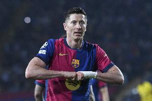 萊萬(wàn)自加盟巴薩以來(lái)聯(lián)賽打進(jìn)75球，同期五大聯(lián)賽并列第二多