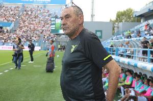 薩里：客場(chǎng)踢國(guó)米開場(chǎng)丟球就很難了，但我們的表現(xiàn)其實(shí)不錯(cuò)