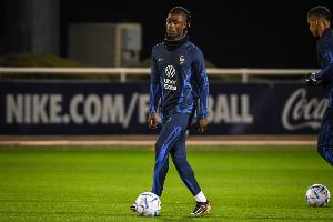 記者：卡馬文加腿筋不適，能否出戰(zhàn)烏克蘭存疑