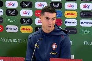 領(lǐng)到國家隊(duì)首紅！C羅賽前：希望別噓我太多 我發(fā)誓會努力做乖孩子