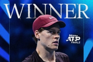 ATP年終總決賽：辛納2-0謝爾頓鎖定小組第一，半決賽將戰(zhàn)德米納爾