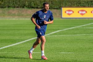 克里斯坦特?fù)?dān)任意大利國(guó)家隊(duì)隊(duì)長(zhǎng)，上一個(gè)做到的羅馬球員是德羅西