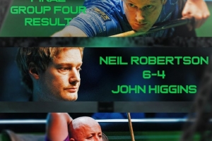 尼爾·羅伯遜6-4希金斯晉級(jí)斯諾克冠中冠四強(qiáng)，半決賽將戰(zhàn)塞爾比