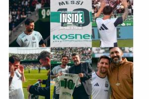 陷入瘋狂！梅西隨阿根廷在埃爾切主場訓(xùn)練，埃爾切社媒連更16條