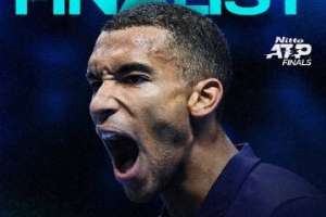 阿利亞西姆2-0淘汰茲維列夫，晉級(jí)ATP年終總決賽的半決賽