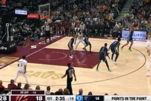 又高難度！米切爾撤步點起阿爾達(dá)馬想騙犯規(guī) 裁判沒吹但三分扔進(jìn)