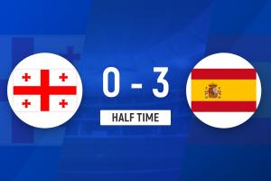 半場(chǎng)-西班牙暫3-0格魯吉亞 費(fèi)蘭造點(diǎn)+破門奧亞薩瓦爾傳射