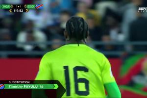 民主剛果第120分鐘換門將！點(diǎn)球大戰(zhàn)兩次撲點(diǎn)，送尼日利亞出局