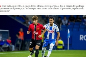 托雷：在馬洛卡出場(chǎng)時(shí)間不足，這并不意味當(dāng)初離開(kāi)巴薩是錯(cuò)誤決定