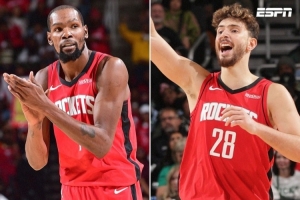 9勝3負(fù)！美媒：杜蘭特+申京合砍65分 火箭看起來很恐怖