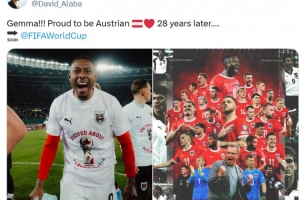 阿拉巴社媒曬照慶祝：身為奧地利人而驕傲，時隔28年重回世界杯！