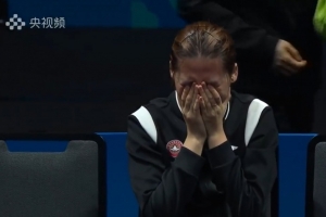 不容易！上海隊摘得全運會乒乓球女團銅牌，陳熠捂臉流下淚水