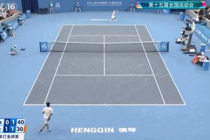 有些急躁！商竣程回球沒(méi)過(guò)網(wǎng)，氣到將球拍摔在地上