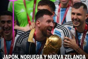 梅西大戰(zhàn)哈蘭德AI預(yù)測阿根廷世界杯分組：日本、挪威、新西蘭