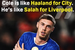 馬雷斯卡談帕爾默重要性：就像哈蘭德之于曼城，薩拉赫之于利物浦