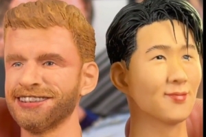 即將交手！美職聯(lián)社媒曬手工制作穆勒、孫興慜頭雕視頻