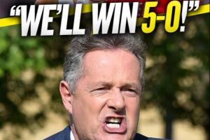 差點給你說著了！摩根賽前：阿森納將5-0熱刺，槍手3月份鎖定冠軍