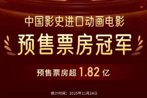 《瘋狂動物城2》預售總票房破1.82億！刷新中國進口動畫電影預售票房紀錄
