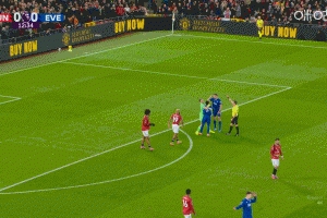 蓋耶被罰下！埃弗頓英超歷史共110次染紅，和阿森納并列聯(lián)賽最多