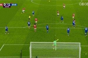 差一點(diǎn)！B費(fèi)大力遠(yuǎn)射，被皮克福德飛撲擋出