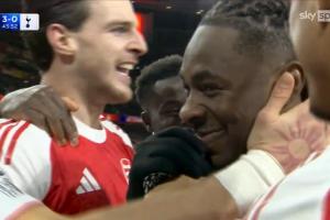 阿森納3-0領(lǐng)先熱刺時(shí)賴斯喊話：讓我們殺了他們，XX的殺了他們