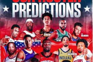 美媒預(yù)測28年美國男籃陣容：KD&布克領(lǐng)銜 這陣容能拿奧運(yùn)金牌嗎？