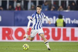 西媒：皇社中場(chǎng)新核戈羅查特吉多項(xiàng)數(shù)據(jù)優(yōu)于上賽季的蘇維門迪