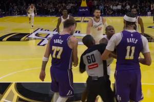 海斯為自己出頭吃T！東契奇：很感激他 我肯定會(huì)為他繳納罰款