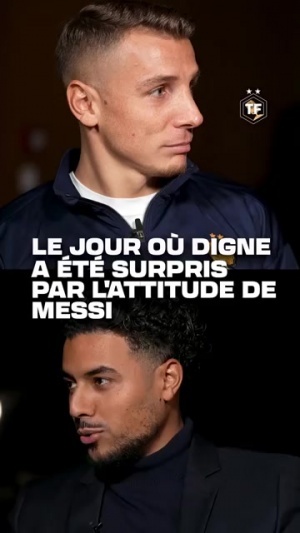 迪涅：梅西為人非常好，有次在迪士尼偶遇后他馬上叫我們一起吃飯